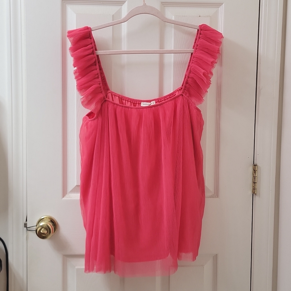 Tulle tank top